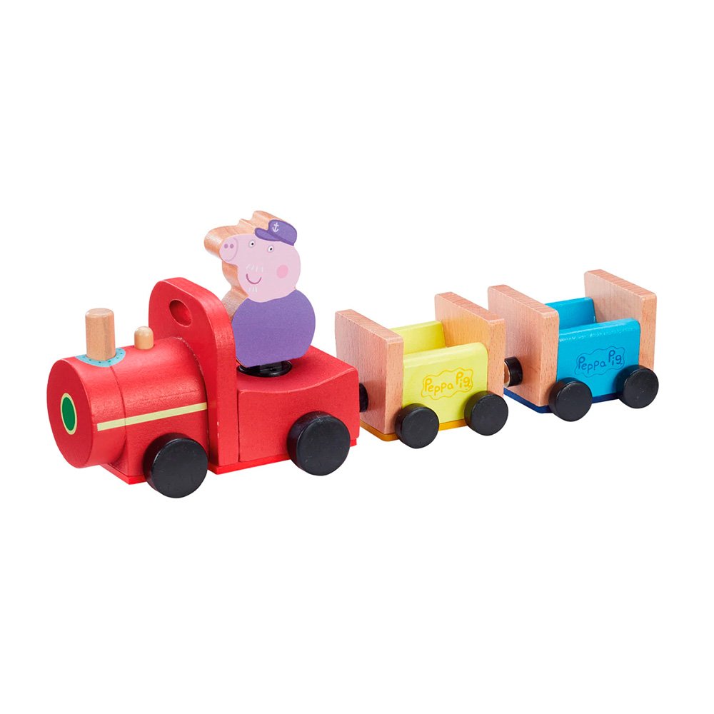 Tren de madera granja - Intelikids Perú